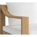 Tahiti Stinson White Outdoor Dining Armchair